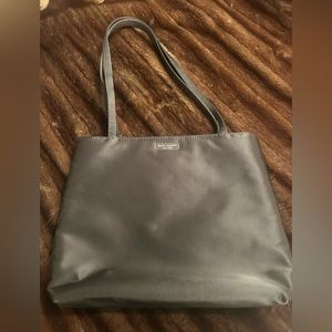 Big Kate Spade black nylon tote. Very clean barely used, comes with bag.